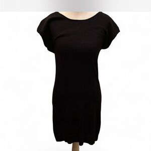 Banana Republic Black Merino Wool Dress